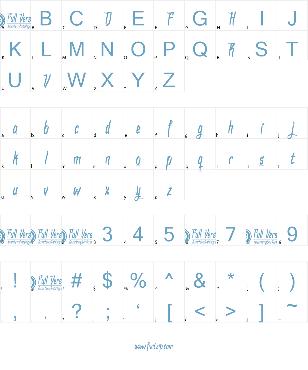 DHF Dexgraffiti Return Font Character